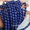 Cuentas cilíndricas de vidrio de 9*8 mm, color porcelana, imitación jade, forma de barril, pequeñas cuentas de azufaifa multicolor, accesorios para joyería DIY