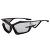 Nuevas Gafas de Sol de Tecnología Futura 2023 Gafas de Sol de Ojo de Gato con Forma Cóncava Elegantes Europeas y Americanas Gafas de Sol de Moda Estilo Ins