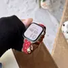 Correa de Reloj con Colgante de Corazón de Puntos Finos Adecuada para Apple Watch iWatch Generación 11 10/987Ultra/Se