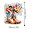 Regalo de flor del Salvaje Oeste para amantes de los caballos Decoración de coche de mezclilla western Adorno colgante Decoraciones para el hogar