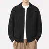 Cárdigan Casual de Moda para Hombre Cárdigan de Punto para Hombre Floral Gris Negro Marca Nacional de Primera y Segunda Línea con Etiqueta en el Cuello