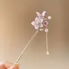 Pasador de Flor Mariposa para Mujer con Toque de Alta Gama Estilo Antiguo Accesorios para el Cabello Pasadores Tocado Xiuhe Nuevo Estilo Chino Accesorios para el Cabello Pasadores