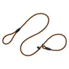 Venta al por mayor del fabricante correa para perro mascota, correa para pasear perro antichoque, cadena para perro con hebilla de cuero de nailon integrada, cuerda duradera y resistente a la tracción