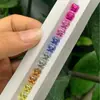 Piedra Suelta de Gema de Color Cultivada en Laboratorio, Cuadrada Facetada Asscher, Piedra para Accesorio de Joyería de Anillo Wuzhou Tilafa