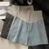 Shorts de Mujer Embarazada Ropa Exterior de Verano para Mujer Pantalones de Mezclilla Delgados de Pierna Ancha Verano Jeans Casuales Sueltos Combinan con Todo Pantalones de Cintura Alta