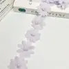 Em Estoque 10 Cores 5,5cm Flores de Rosa em Camada Dupla Acionadas Manualmente para Sapatos Infantis, Bolsas, Vestidos, Decorações Infantis, Acessórios de Renda DIY