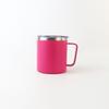 Nova Caneca de Café Popular da Moda 12oz Camada Dupla Aço Inoxidável 304 Alça a Vácuo Logotipo com Letras