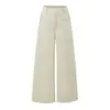 Pantalones de traje de pierna ancha ajustados estilo americano para mujer, nueva colección de verano 2026, diseño de cintura alta, pierna recta, color albaricoque, pantalones casuales inspirados en ropa de trabajo