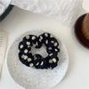 Anillo para el pelo con estampado de leopardo, simple y elegante, personalizado, para el intestino grueso, con cuerda para la cabeza atmosférica y de moda, estilo retro, con viento frío.