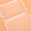 Caja de almacenamiento de plástico transparente alta de 1.8 organizador de caja de joyería caja de embalaje a prueba de polvo para piezas de uñas caja de hardware para manicura