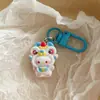 Llavero de León de Año Nuevo Gato KT Colgante de Dibujos Animados Lindo Colgante para Bolsa Accesorios para Mochila Regalo de Año Nuevo Novia