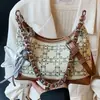 Bolsa da Moda Cravejada de Diamantes para Mulheres 2025 Novo Estilo Elegante Bolsa Dumpling Gypsophila Niche Fashion Bolsa Transversal Versátil