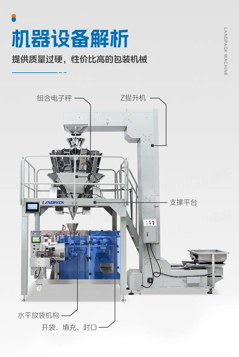 GP-210颗粒水平给袋机+组合称+坚果(M袋)+李淑-详情