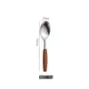 Cuchillo y Tenedor de Acero Inoxidable 304 Estilo Occidental con Mango de Palo de Rosa, Cuchara y Tenedor de Alta Gama, Cuchillo y Tenedor de Filete Vintage
