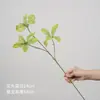 Flores artificiais em tons de verde, de haste única, para decoração de local de casamento, decoração de salão de casamento de luxo, arranjos florais de plástico