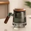 Vaso de Agua de Vidrio, Taza de Té, Taza para Preparar Té, Taza con Filtro para Té de Flores, Vaso de Oficina con Separación de Té y Agua, Taza de Té con Separación de Té y Agua