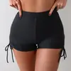 Traje de baño 2024 bañador nuevo para mujer anti-exposición boxer conservador base yoga deportes natación liso cordón