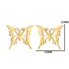 Nuevos Pendientes de Acero Inoxidable Mariposa Corta-Insectos Primavera 2026, Múltiples Estilos, Pendientes Semanales, Regalo Versátil para Niñas