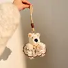 Boutique West Highland Wee Dog Peluche Dibujo Animado Perro Muñeco para Teléfono Colgante Encanto para Bolso Llavero Muñeco Pequeño