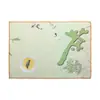 Paño de cocina al por mayor tapete de té gamuza tapete de té terciopelo coral tela de té pintado chino moda nacional estilo antiguo tapete para taza de té tapete de té altamente absorbente