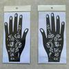 Plantilla Temporal de Tatuaje Pintada a Mano Herramientas de Inyección de Tinta Henna Indio Jugo de Tatuaje Hueco Tatuaje Semi-permanente Herbal