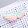 Accesorios para el cabello de alas de colores para niños al por mayor caricatura pinza lateral tocado felpa lindo pequeño ángel alas pasador mujer