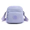 Bolso cruzado de nailon pequeño de tela Bolso de hombro de lona impermeable Bolso cruzado simple y ligero Bolso mini de tela Oxford Multicapa Coreano