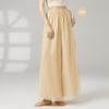 Pantalones de Danza Clásica para Mujer, Pantalones Sueltos de Gasa, Ropa de Práctica Estilo Chino, Abertura, Pantalones de Pierna Ancha Elegantes y de Ensueño