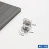 Conector de muebles con soporte fijo de ángulo recto de 90 grados engrosado de acero inoxidable, placa laminar, placa plana, fijador de hierro angular