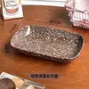 Estilo Ins Coreano Tigela de Tinta Salpicada Cerâmica Retro Tigela para Frutas Iogurte Cereal Café da Manhã Tigela Grande de Arroz Tigela de Sobremesa Conjunto