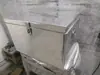 Caja de lata galvanizada engrosada, caja de herramientas, caja de almacenamiento, baúl de almacenamiento con cerradura