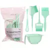 Kit de Ferramentas para Tingir o Cabelo, Tigela para Óleo de Tingimento, Misturador, Cuidados com o Cabelo, Pente Dupla Face para Tingimento, Espremedor Multifuncional para Pasta, Raspador