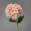 Comércio Exterior Transfronteiriço Hortênsia de Pétala Dupla Flores de Hortênsia Artificiais Decoração de Cena de Casamento Flores de Seda para Arranjos Florais Embalagem a Granel Mista