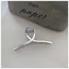 Pinza de Metal Estilo Coreano para la Parte Posterior de la Cabeza, Pinza de Tiburón al Mayoreo, Pinza Grande para el Cabello, Accesorio para el Cabello, Pinza para el Cabello de Perlas