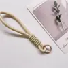 Fornecedor de Fabricante Cordão para Celular, Corda Trançada, Cordão Colorido Curto Anti-Perda, Chaveiro Versátil Feito à Mão, Corda para Alto-falante de Chaleira