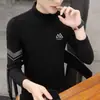 [280g Terciopelo Alemán] Otoño e Invierno Terciopelo de Doble Cara Cepillado Cuello Alto de Manga Larga para Hombre Capa Interior Cálida Ropa de Otoño