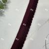 Outono e Inverno Xiaoxiang 3cm Preto Marrom Lã Renda Trançada Tiras para Bainha DIY Acessórios para Bainha de Roupa