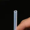 Suministro de fábrica grado alimenticio transparente silicona pajilla beber agua máquina de café juego de té manguera tubo de extrusión de silicona