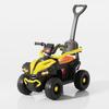 Scooter para niños con manillar de empuje, de cuatro ruedas para 1-3 años de edad, coche de juguete para bebés varones y niñas, puede sentarse en coche de playa para niños