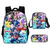 Mochila escolar transfronteiriça Pokemon Pikachu Mochila Poliéster Mochila confortável para estudantes e crianças