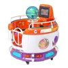 Carrinho de Balanço Giratório de Nave Espacial a Moeda para Crianças com Tela Interativa, Atacado de Máquinas de Balanço Comerciais para Shoppings e Supermercados