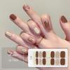 Al por mayor Personalizado Oem Sin Dedos Iluminación Gel Manicura Pegatinas Transfronterizo Temu Populares Pegatinas para Uñas Larga Duración Impermeable