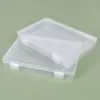 Caixa plástica transparente de 20,5 ppm para artigos de papelaria, reparo de celulares, armazenamento com tampa, organizador para joias, miçangas e amostras.