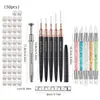 Set de 28 Pinceles para Arte de Uñas, Pintura de Fototerapia, Dibujo de Líneas, Sombreado de Flores, Set de Herramientas para Personalización de Uñas