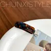 Versión coreana de pinza para el cabello de acetato de alta gama para mujer 2025 nuevo clip lateral clip para flequillo clip de pico de pato pinza para el cabello accesorios para el cabello tocado