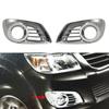 Adequado para Toyota 2012-2014 Hilux Vigo Capa de Farol de Neblina Peças Externas ABS Galvanizadas para Proteger os Faróis de Neblina Dianteiros