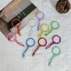 Corrente de Chaveiro com Fecho Lagosta de 4 Seções em Esmalte Colorido Macaron Corrente Criativa Acessório DIY Chaveiro de Boneca Materiais