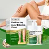 Crema para el Cuidado de las Piernas Houkea Fórmula Suave para Cuidar la Superficie de las Piernas, Crema para Masaje Externo Hidratante Diario