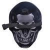 Máscara luminosa de PVC para Halloween, con diseño de calavera y LED, ideal para explosiones y terror. Fabricantes.