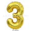 Globos de Papel de Aluminio de 32 pulgadas Versión Americana con Números del 0 al 9 para Cumpleaños Infantiles, Festivales, Bodas, Centros Comerciales y Ceremonias, en Stock